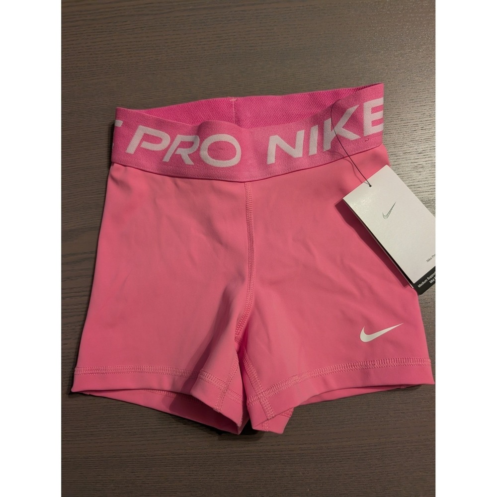 NWT Nike Pro 3 Inch Shorts Womens XS Pink Training Compression